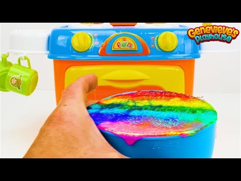 🔴Toy Learning Video for Toddlers🔴 Learn Shapes, Colors, Food Names, Counting with a Birthday Cake!