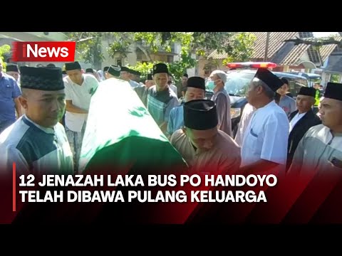 12 Jenazah Laka Bus PO Handoyo Telah Dibawa Pulang Keluarga