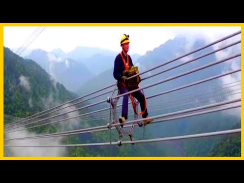 Tallest Electric Tower in the World | Construction Process of High Voltage Electric Tower