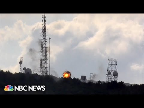 Video shows militants' missile attacks on Israeli border installations, Lebanon's Hezbollah says