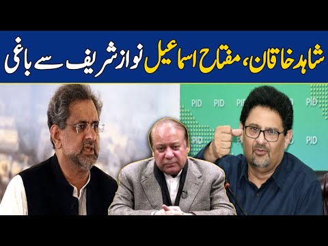 Shahid Khaqan Abbasi, Miftah Ismail Slams Nawaz Sharif | Dawn News