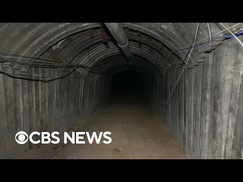 Inside a Hamas tunnel in the Gaza Strip