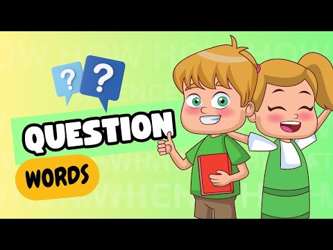 KIDS educational videos kindergarten / 1st grade English Reading: Question Words / How ? Which ? etc