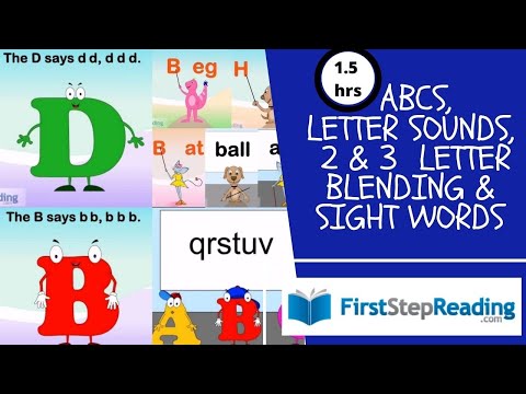 Letters / Sounds/ Blending / Sight Words / Phonics Reading Kindergarten Learning 