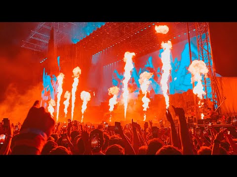 Travis Scott - FEIN Live - Utopia tour Rome, Italy (CRAZIEST MOMENT - MOSH PIT) 4K HDR