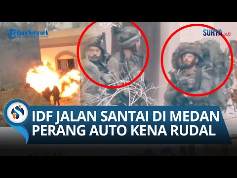 MALAH JALAN SANTAI! Kelompok Tentara IDF Tak Sadar Diintai hingga Dirudal Al-Qassam dari Dekat