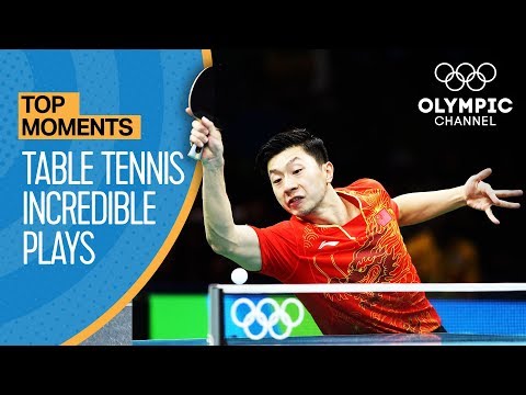 Top Crazy Table Tennis Rallies at the Olympics | Top Moments