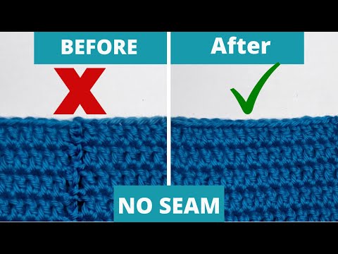 GO SEAMLESS!! Crochet Invisible join the easy way.