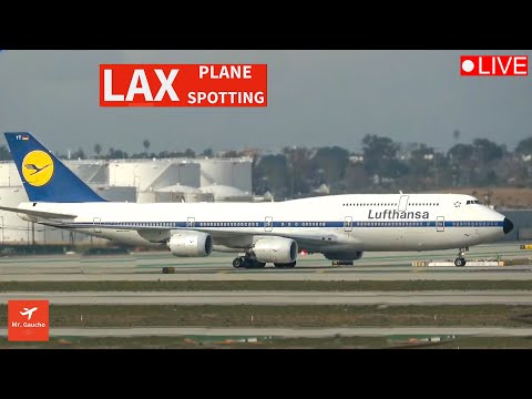 🔴 LIVE LAX PLANE SPOTTING | LAX AIRPORT LIVE with ATC