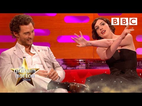 Anne Hathaway predicted Matthew McConaughey's Oscar | The Graham Norton Show - BBC One