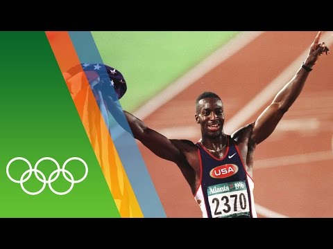 Michael Johnson's double gold at Atlanta 1996 | Epic Olympic Moments