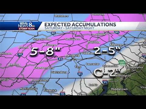 Weekend storm: Possible snow accumulations