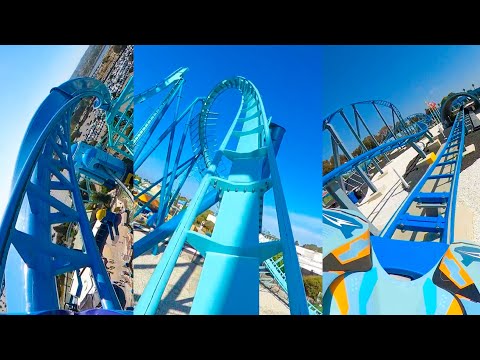 Every Roller Coaster At SeaWorld San Diego Front Seat POV 2023