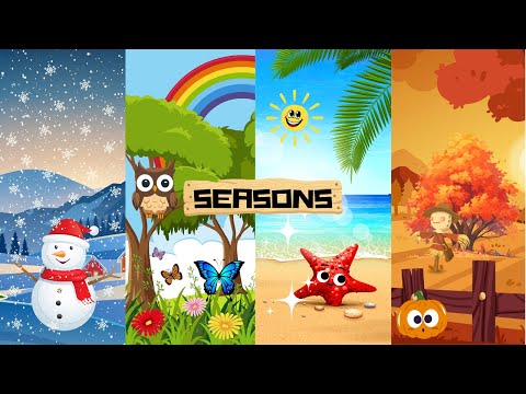 Learn seasons name in English | Kids vocabulary | Fun learning with animation | Ankatoon