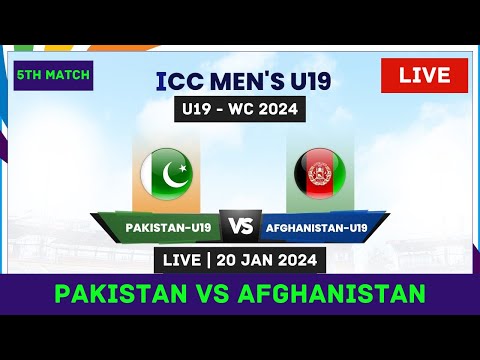 🔴Live Pakistan Vs Afghanistan u19 live match today | live pak vs afg | Live Commentary &amp; Scores