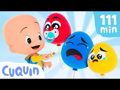 Los globos beb&eacute; de Cuqu&iacute;n 🎈 Aprende los colores con Cuqu&iacute;n y Fantasma | V&iacute;deos educativos para ni&ntilde;os