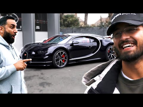 Lord Aleem Arrives in his &pound;3 Million Bugatti Chiron for a Wrap!