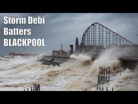 Storm Debi Batters Blackpool ?️?? (1000th channel video!)