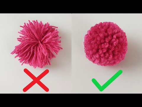 How to Make a Pom pom | Woolen Ball Making