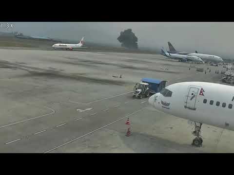 Deadliest Airplane crash caught on CCTV || Tribhuvan International Airport || NEPAL