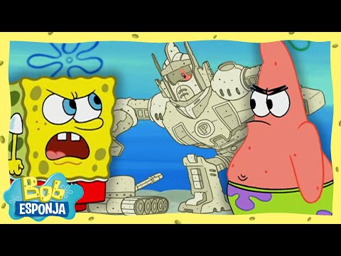 La Batalla de los Castillos de Arena  | Bob Esponja en Espa&ntilde;ol