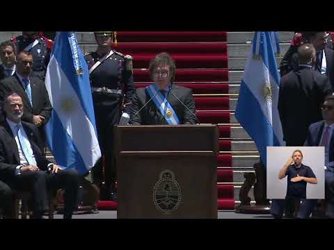 El discurso completo de Javier Milei como presidente de la Argentina el d&iacute;a de su asunci&oacute;n