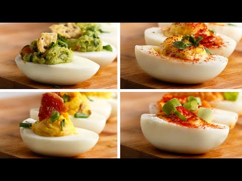 Deviled Eggs 4 Ways