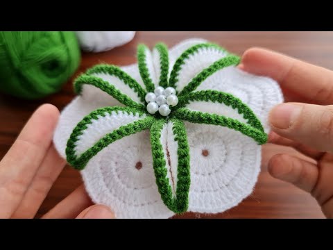 So Beautiful And So Easy 🥰 How To Crochet a Coaster Supla ✔ &Ccedil;ok Kolay Tığ İşi Supla Bardak Altlığı.