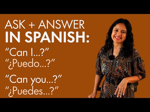 Learn Spanish: &quot;Puedo&quot; &amp; &quot;Puedes&quot; --- What you need to know!