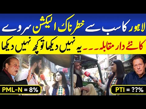 Lahore Biggest survey | Tough Competition among all parties | Channel 9 - Kanwal Amanat