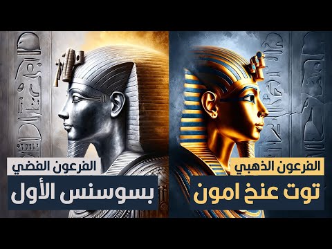 الفرعون الفضي بسوسنس الأول | شبيه توت عنخ آمون