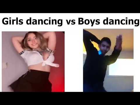 girls cosplay vs boys dancing