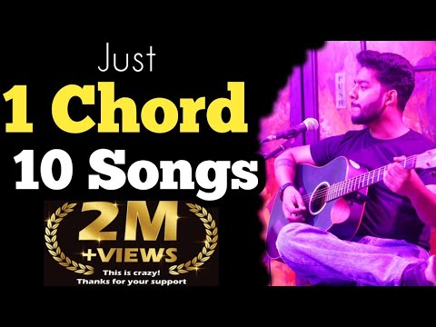 1 Chord Songs On Guitar | Part-01 | One Chord 10 Songs | By Acoustic awadh Boy