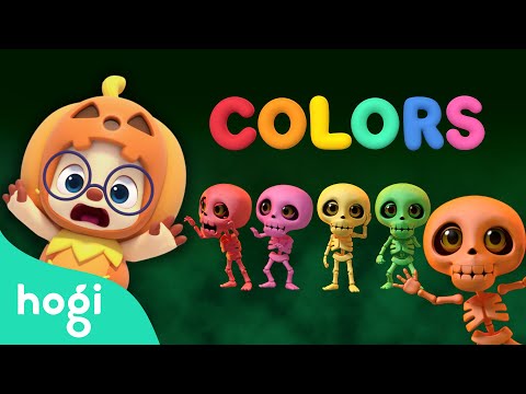 Chumbala Cachumbala Dance with Colors Slide 👻｜Halloween Colors Song 🎃｜Scary Rhymes｜Pinkfong &amp; Hogi