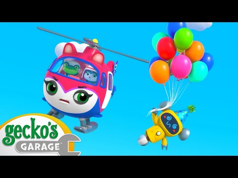 Happy Birthday Gecko! | Gecko's Garage | Robot Cartoons for Kids | Moonbug Kids