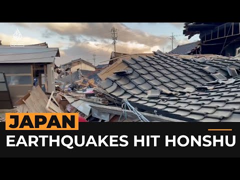 First scenes as strong earthquakes and tsunami waves hit Japan | Al Jazeera NewsFeed