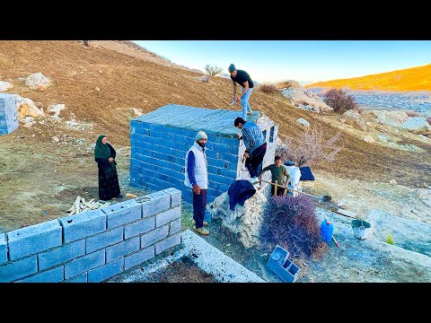 &quot;Amir and Sons Transforming Their New Home's Roof with Concrete Pouring | Stunning Rooftop Makeover&quot;