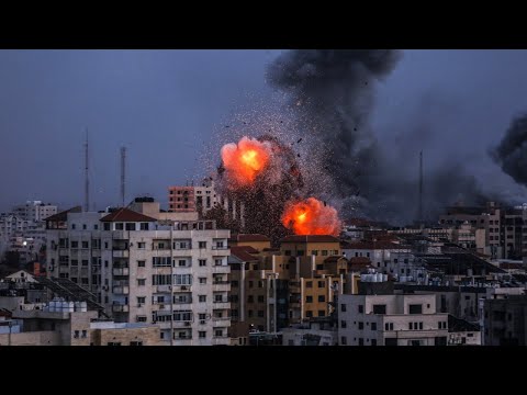 Bombs rain down on Gaza as Hamas and Israel war escalates