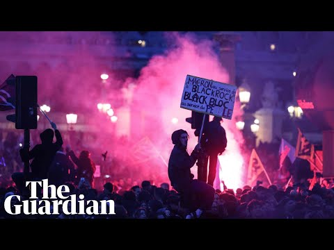 French protesters and police clash after Macron forces through pension age rise