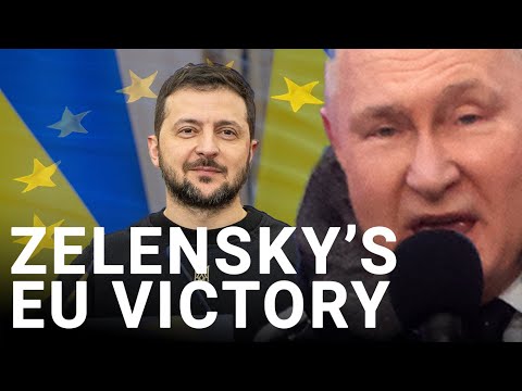 Huge victory for Zelensky as Ukraine to begin ascension to EU