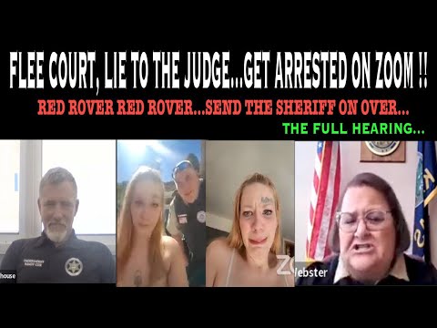 FLEE COURT&hellip;LIE TO THE JUDGE&hellip;GET ARRESTED ON ZOOM !