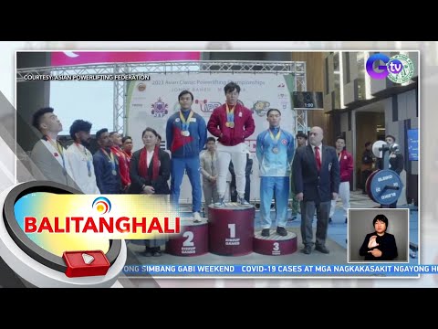 Ilang Pilipinong weightlifter, wagi sa Asian Classic Powerlifting Championships sa Malaysia | BT