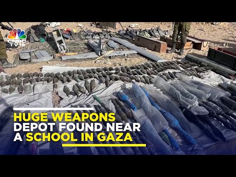 Israelis Uncover A Weapons Depot; Continue Operations In Khan Younis | Israel-Hamas War | IN18V