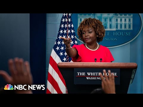 Watch: White House holds press briefing | NBC News