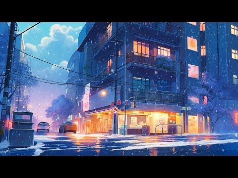 Late Winter Night ❄ Winter Lofi 2024 ❄ Night Lofi Songs To Make You Escape From Your Thought