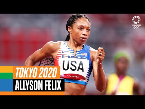 🏃&zwj;♀️ 🇺🇸 Every Allyson Felix medal race! | Athlete Highlights