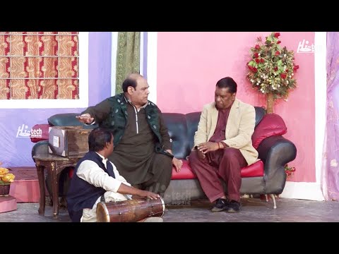 Agha Majid &amp; Amanat Chan Ki Dohaa Dar Performance | Aag Laga Di | Hi-Tech Stage Dramas