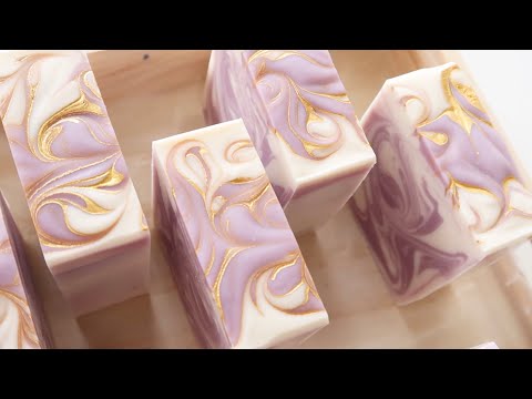 Making Cold Process Soap at Home &bull; White Sage and Lavender Soap 