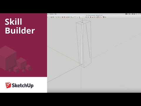 SketchUp Skill Builder: Temporary Group and Axis