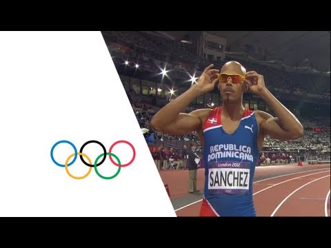 Felix Sanchez Wins Men's 400m Hurdles Gold - London 2012 Olympics